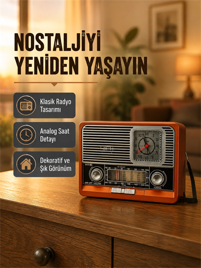Vintage Radyo – Nostaljik Tasarım ve Modern Teknoloji Bir Arada