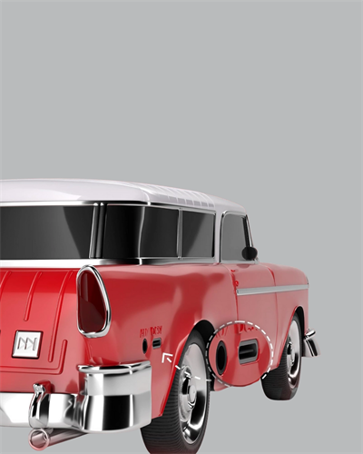 Vintage Tasarımlı LED Işıklı Bluetooth Hoparlör 10W