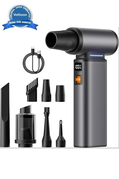 Violent Turbo Jet Fan Süpürge Özellikli 130000rpm Ultra Güçlü Motor Güçlü Vakum 4000mah Bataryalı F1