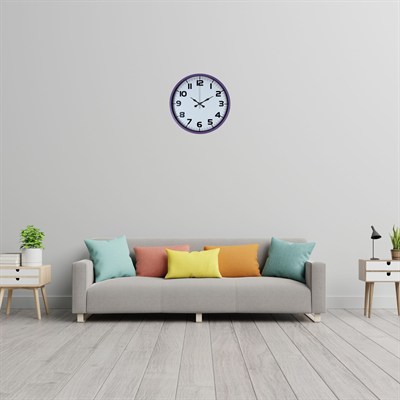 Violet Mor 36 Cm Standart Duvar Saati