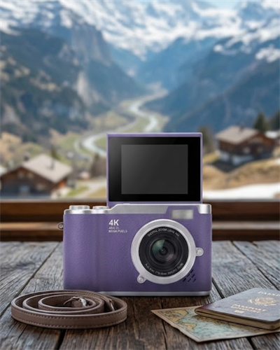 Vlog Kamera 4K Video 48 MP Otomatik Odaklı Flip Ekranlı