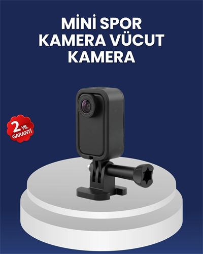 Vlog, Seyahat ve Günlük Video Çekimleri İçin Mini Kamera