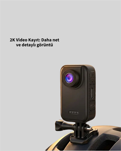 Vlog, Seyahat ve Günlük Video Çekimleri İçin Mini Kamera Yeni Nesil