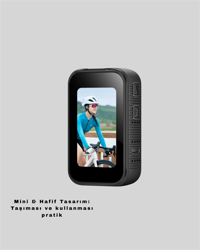 Vlog, Seyahat ve Günlük Video Çekimleri İçin Mini Kamera