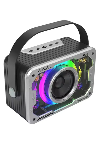 Vtn-82 Taşınabilir Kablosuz Işıklı Bluetooth Hoparlör Ses Değiştirme Özellikli