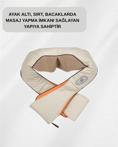 Vücut Masaj Aleti – Ergonomik Tasarım, Güçlü Ovmalı Masaj Teknolojisi