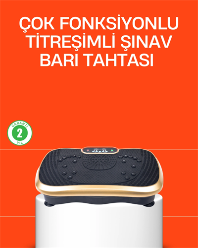 Vücut Şekillendirmeye Yardımcı Titreşimli Spor Platformu