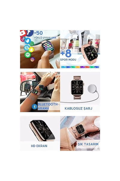 WATCH G9 Plus MİNİ Gelişmiş Akıllı Saat Ultra Smart Watch