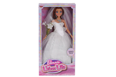 WG-661048 KUTULU 29CM GELİNLİKLİ BEBEK