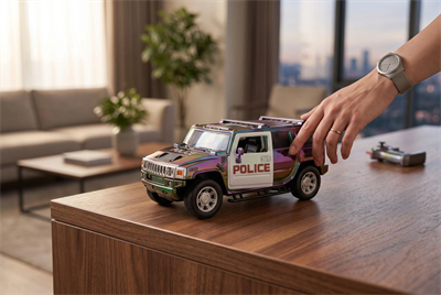 WH327-10 HUMMER POLİS JEEP PARLAK OYUNCAK POLİS