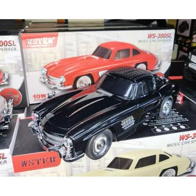 WS-300SL Klasik Benz Model 10W Bluetooth Hoparlör Fm Radyo USB (3936)