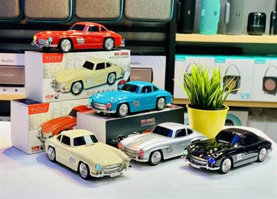 WS-300SL Klasik Benz Model 10W Bluetooth Hoparlör Fm Radyo USB (3936)