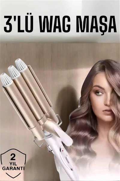 Wag Maşa Negatif İyon Teknolojili Isı Ayarlı Saç Maşası
