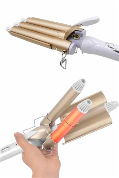 Wag Maşa Profesyonel Saç Şekillendirici İyon Özellikli Isı Kademeli