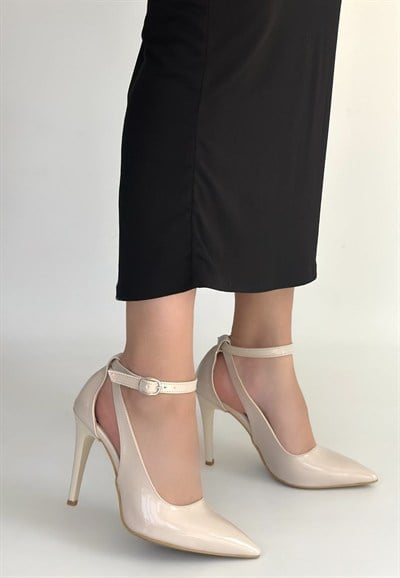 Wenni Bej Rugan Stiletto Ayakkabı