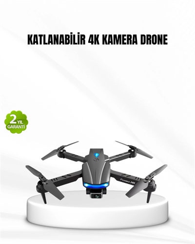 Wi-Fi Bağlantılı 4K Drone Katlanabilir ve 360° Takla Özellikli