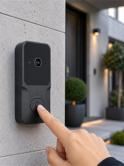 Wi-Fi Bağlantılı Akıllı Kapı Zili  Telefon Kontrollü HD Güvenlik Sistemi