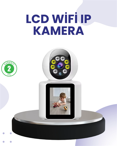WiFi İç Mekan Kamera 2K Gece Görüşlü Çift Yönlü Görüntü Konuşma Destekli