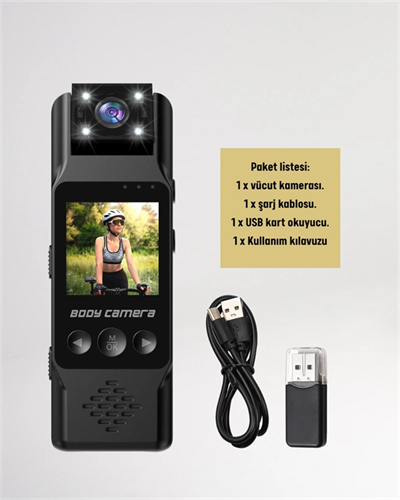 WiFi ile Uzaktan Erişimli Mini Kamera – 1200mAh Batarya, 1080P Video Çekimi