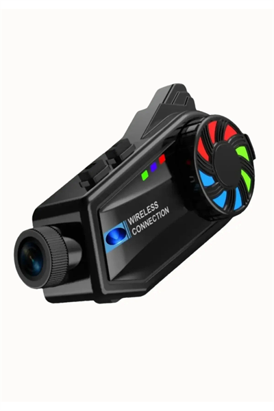 WiFi ve 1080P Kameralı Su Geçirmez Motosiklet Kaskı İçin Bluetooth İntercom Kulaklığı