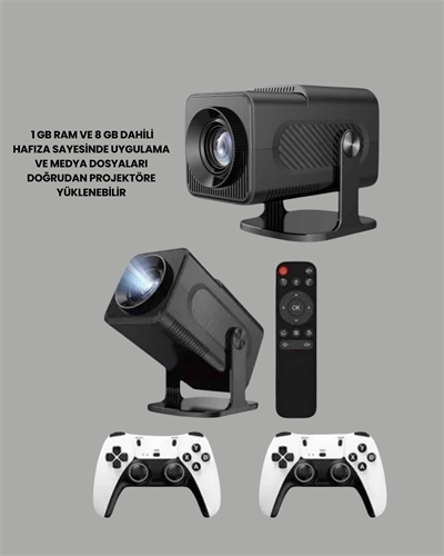 WiFi6 ve Bluetooth 5.4 Destekli LED Projektör - HCS350pro