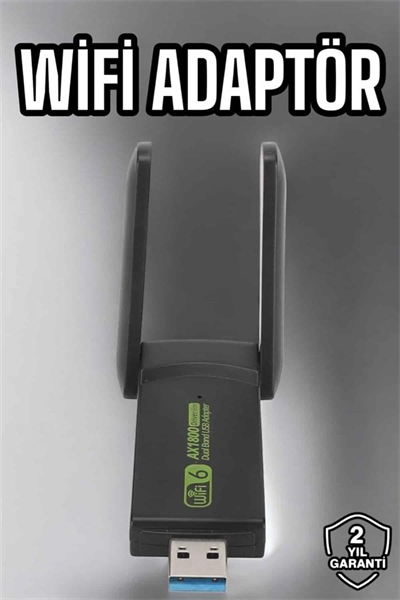 Wifi Adaptör Çift Bantlı Kablosuz Wifi Adaptörü