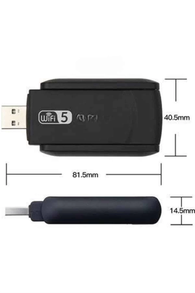 Wifi Alıcı Dual Band Usb 3.0 Adaptör Kablosuz Windows 7/8/10/11