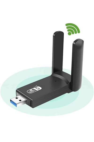 Wifi Alıcı Dual Band Usb 3.0 Adaptör Kablosuz Windows 7/8/10/11