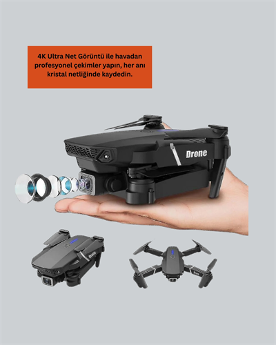 Wifi FPV Canlı Görüntü Aktarımlı Katlanabilir Drone