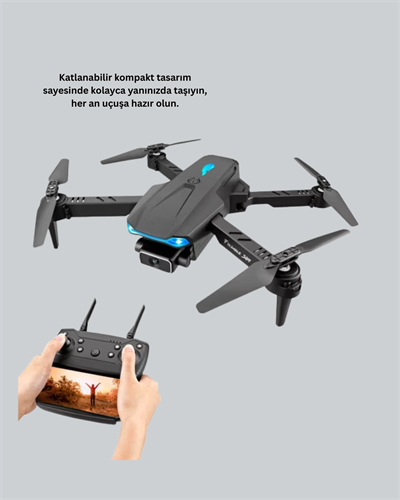 Wifi FPV Canlı Görüntü Aktarımlı Katlanabilir Drone