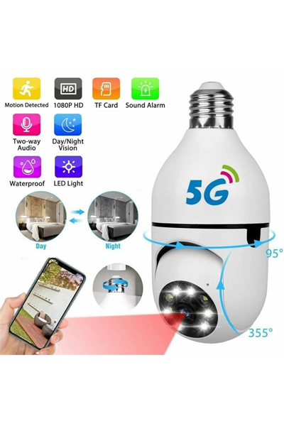 Wifi Panoramik Kamera 360 Derece Kablosuz Kamera Bx40