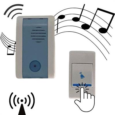 Wireless Bağlantılı Ev, Ofis, Daire veya Bahçe Kapıları İçin Kablosuz Kapı Zili (3936)