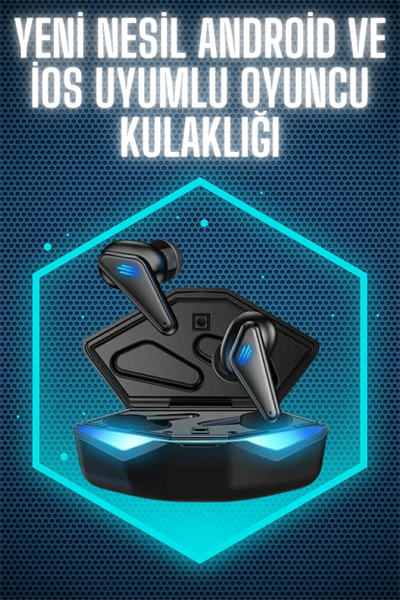 Wireless Kulaklık Mikrofonlu Bluetooth Oyuncu Kulaklığı