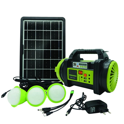 Wıson Ws-5683 Şarjlı 30w Solar Şarjlı Ev Aydınlatma Seti Radyo Ve Fan Powebank