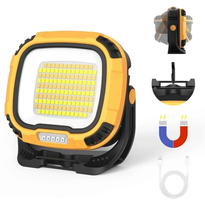 Wison Ws-582 Powerbank Özellikli Tripod Bağlantılı Mıknatıslı 3500 Lümen Usb Şarjlı Çalışma Feneri