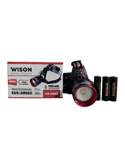 Ws-2080 Profesyonel Kafa Lambası 3000 Lümen 40 Watt Bx40