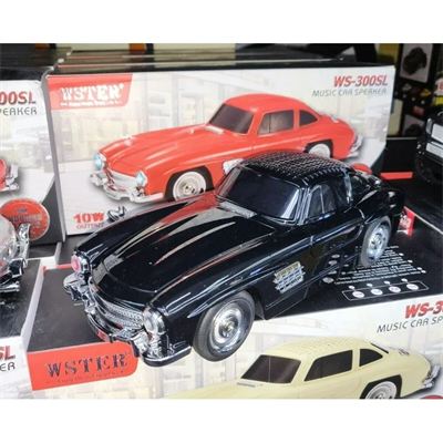 Ws-300sl Klasik Benz Model 10w Bluetooth Hoparlör Fm Radyo Usb Bx40