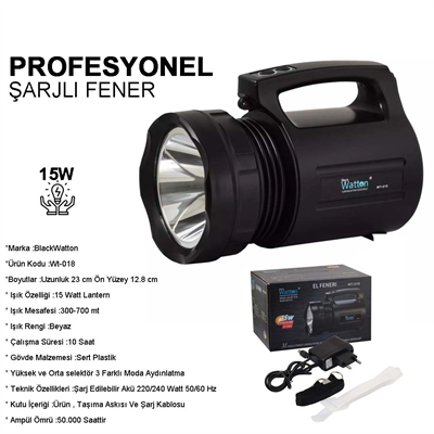 Wt-018 Profesyonel Büyük Avcı Feneri