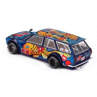 X KaidoHouse 1/64 Datsun KAIDO 510 Wagon Koi Wagon V1