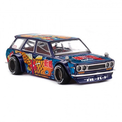 X KaidoHouse 1/64 Datsun KAIDO 510 Wagon Koi Wagon V1