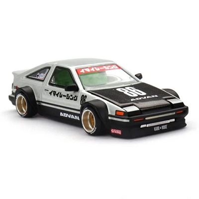 X KaidoHouse 1/64 Toyota AE86 Sprinter Trueno Kaido Street V2