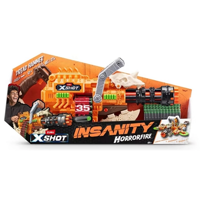 X Shot Horror Fire Dart Tabancası 48 Dart