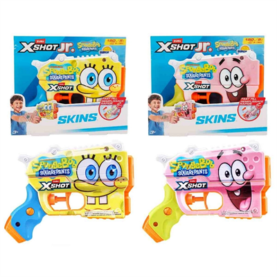 X-Shot Jr. SpongeBob SquarePants Fast Fill Skins Su Tabancası