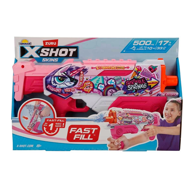 X-Shot Skins Hyperload Fast Fill Su Tabancası 34 cm - S00004583