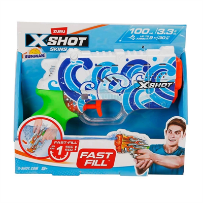 X-Shot Skins Nano Fast Fill Su Tabancası 19 cm - S00004582
