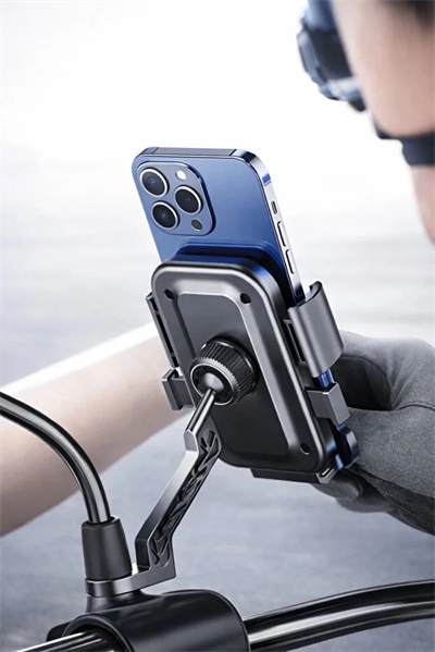 Xy-089 Motosiklet & Bisiklet Ayna Baglantılı Telefon Tutucu