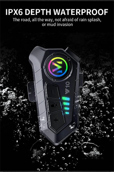 Y10 Kask Kulaklık Bluetooth Motosiklet Kulaklık 5,3 Bluetooth Intercom Motorsiklet Kulaklık