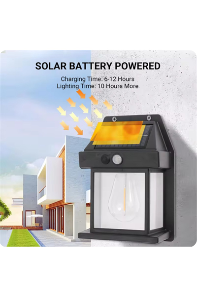 YENİ nesil Suya Dayanıklı Hareket Sensörlü Güneş Enerjili Solar LED Dış Mekan Bahçe Lambası