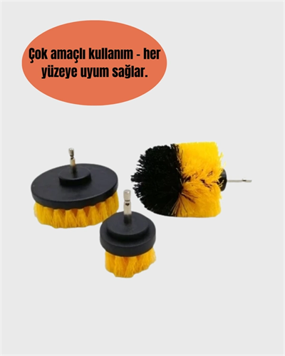 Yağ, Kir ve Pas Temizliği İçin Güçlü Naylon Kıllı Temizlik Fırçası