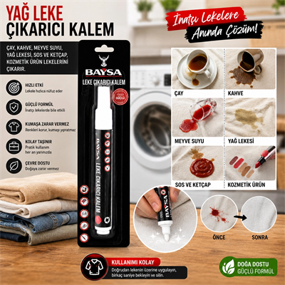 Yağ Leke Çıkarıcı Kalem Giysi İçin Bx40